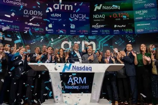 Arm上市首日飙升25%，市盈率170倍远超英伟达